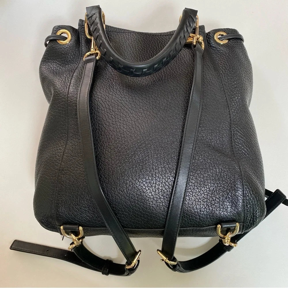 Michael Kors Viv Leather Backpack - Picture 12 of 16
